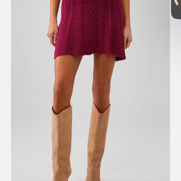 For Love And Lemons NWT Layton Mini Skirt, color Red, size XS - Picture 1 of 8